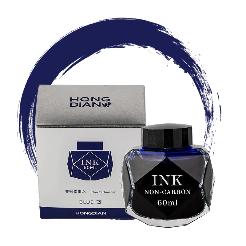 Tinta Premium Hongdian de 70ml – Tinta Sin Carbono de Alta Fluidez para Caligrafía y Pluma Fuente