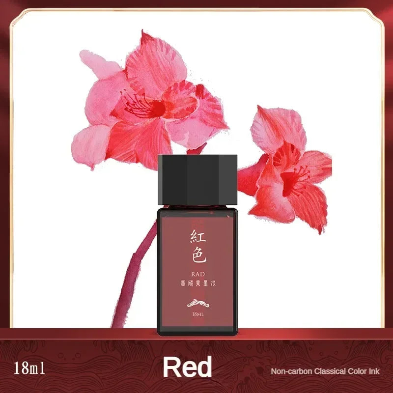 Tinta Premium Hongdian de 70ml – Tinta Sin Carbono de Alta Fluidez para Caligrafía y Pluma Fuente