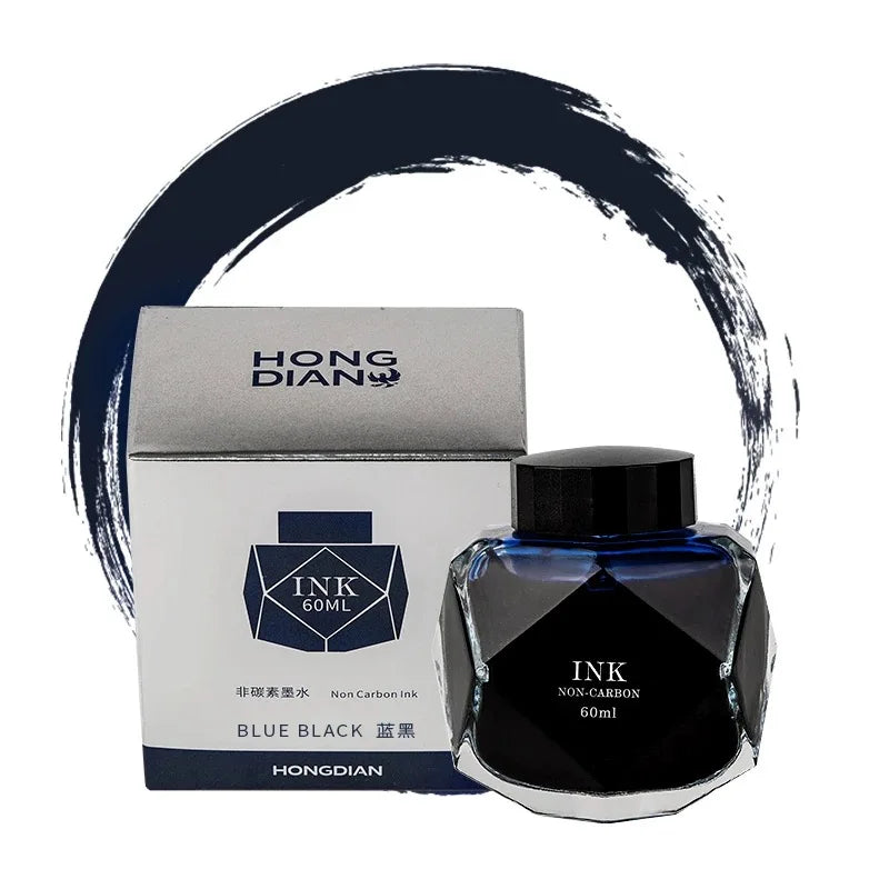 Tinta Premium Hongdian de 70ml – Tinta Sin Carbono de Alta Fluidez para Caligrafía y Pluma Fuente