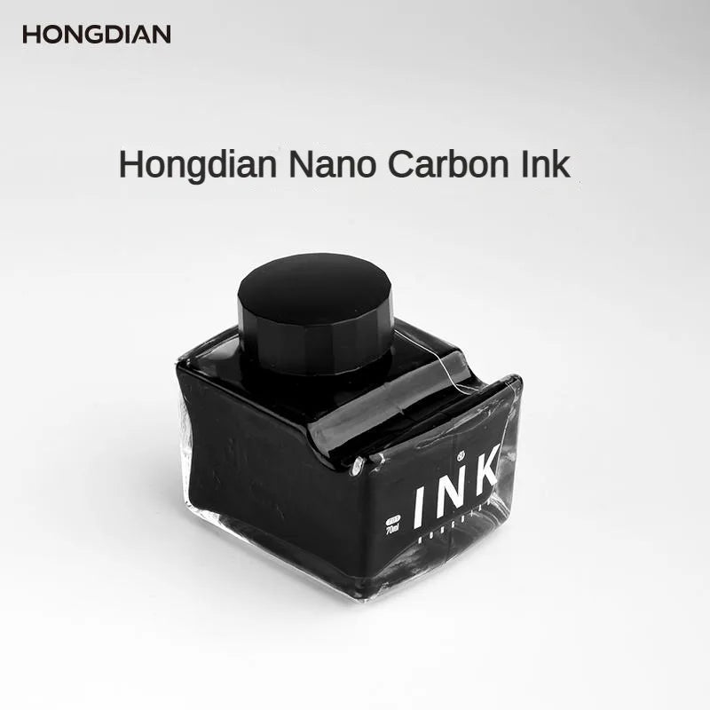 Tinta Premium Hongdian de 70ml – Tinta Sin Carbono de Alta Fluidez para Caligrafía y Pluma Fuente